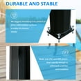 thumbnail image 6 of Outsunny 7ft Outdoor Solar Heated Shower with 360 Rotating Shower Head, Foot Shower Faucet, Temperature and Pressure Adjustable, Holds 9.2 Gallons for Backyard Pool, 6 of 9