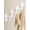 White, variant on Towel Hooks for Bathrooms – 4 Pack, Brushed Gold Finish, T-Shaped Stainless Steel Adhesive Wall Hooks for Robes & Towels in Kitchen, Shower, or Closet