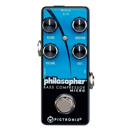 Micro Compressor Nebulizer - Pigtronix Philosopher Bass Compressor Micro Effects Pedal