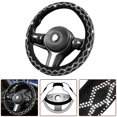 thumbnail image 2 of New Elegant Rhinestone Elastic Steering Wheel Cover for 14 5 15 Inch Wheels, 2 of 2