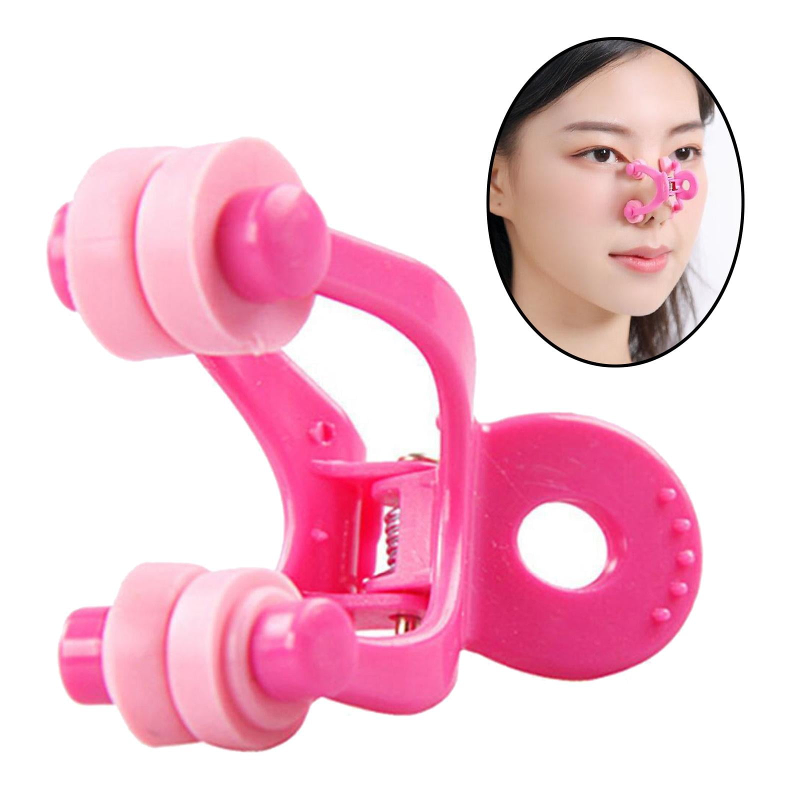 Nose Lift Up Shaping Clip Shaper Kit, 3Pcs/Set Nose Massager Roll Slimmer  for Bridge Straightening Correction Nose Higher Set Face Beauty Tool