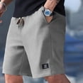 thumbnail image 2 of YANGXINX Men's Casual Shorts Summer Lightweight Drawstring Elastic Waist Joggers with Pockets Breathable Outdoor Athletic Relaxed Fit Clothes, 2 of 9
