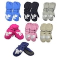 thumbnail image 4 of Inteprter 5 pares de manoplas para niños, impermeables, con gancho, suministros de esquí, diseño elástico, cómodas actividades al aire libre para Suministros térmicos negro Inteprter HA059232-02B, 4 of 5