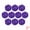 Purple, variant on Unique Bargains 10Pcs Rattan Balls for Lights Wicker Spheres Orbs Purple 2"x2"x2"