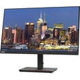 thumbnail image 2 of Lenovo ThinkVision S24e-20 23.8" Full HD 1920 x 1080 WLED LCD Monitor 2-Pack Bundle with Mini Speaker, 250 Nit, FreeSync, HDMI-VGA, Raven Black, & Adjustable Desk Mount Monitor Stand, 2 of 8