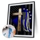 thumbnail image 3 of Kit de pintura por números, imagen al óleo de bandera nacional DIY, decoración de pared para el hogar Hugtrwg Para estrenar, 3 of 9