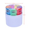 thumbnail image 1 of Uds tipo cajón organizador para ancianos dispensador de medicina de viaje de una semana semanal 28 rejillas pastillero portátil tipo almacenamiento de alta calidad Gao Jinjia LED, 1 of 2