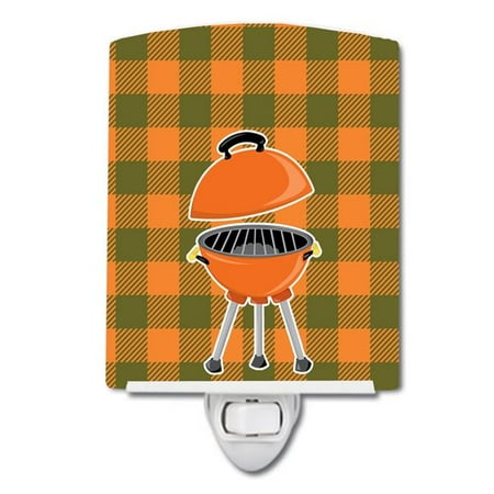 

Carolines Treasures Backyard BBQ Grill Ceramic Night Light