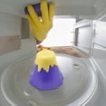 thumbnail image 5 of Volcano Shape Microwave Cleaner Kitchen Dirt Cleaning Helper, 5 of 5