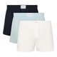 thumbnail image 1 of ellesse Bóxers tejidos para hombre, paquete de 3 - LABOTTE BOXER SHORT, cintura con logotipo, algodón Negro/Bianco/Azul XL (X-Large), 1 of 6