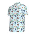 thumbnail image 2 of Balery Turtle Printed Men’s Short Sleeve Polo Shirt, Midweight Men's Shirt,Golf Polo shirts -Small, 2 of 9