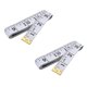 thumbnail image 1 of Body Measuring Tape, Dual Sided Body Measuring Ruler, Sewing Cloth Tailor Tape Soft Tape, 2cm*1.5m, White, 2pcs, 1 of 5