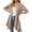 Khaki, variant on Fiaer Cardigan Sweaters For Women Trendy Long Sleeve Casual Loose Solid Open Front Cozy Knit Tops Red XL