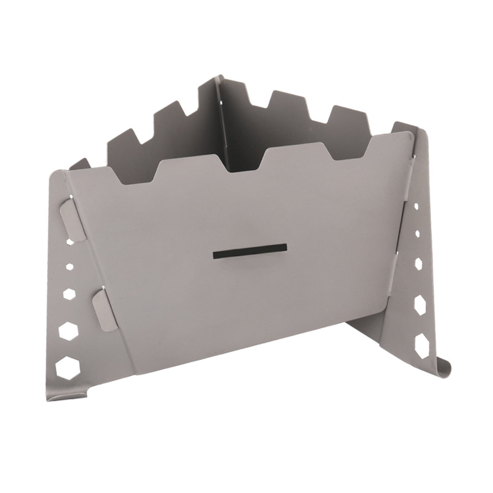 FEAMOS Solid Fuels Stove, Folding Stove, Solid Fuels Stove Tablets with Side Panel, Foldable Barbecue Stove for Camping Hiking