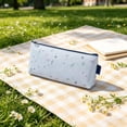 thumbnail image 6 of AYktou Pencil Case Pencil Bag Makeup Bag for Purse, Waterproof & Stain-Resistant Stationery Storage Case, Portable Large Capacity Pencil Pouch Travel Makeup Brush Bag, Floral Pen Bag for Home Office, 6 of 7