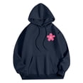 thumbnail image 6 of 2025 Spring Hoodie Navy Hoodie Long Sleeves V-Neck Christmas Sweater Women Print Soft Topss Men's Hoodie(XL), 6 of 6