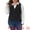 Black, variant on DARING DIVA Women's Plus Corduroy Lined V Neck Sleeveless Jacket 1X Brown
