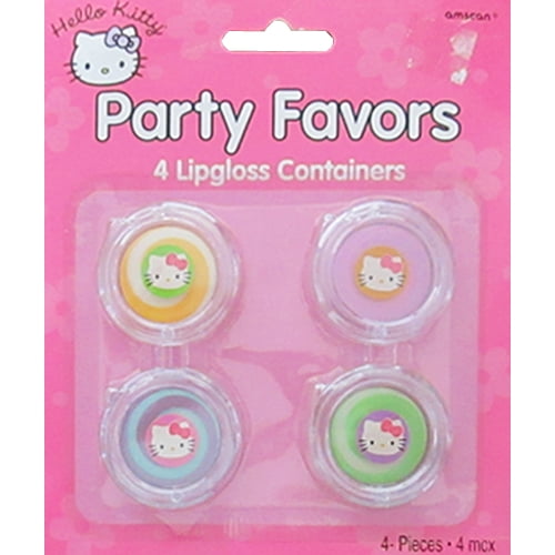 Hello Kitty Lip Gloss / Favors (4ct)