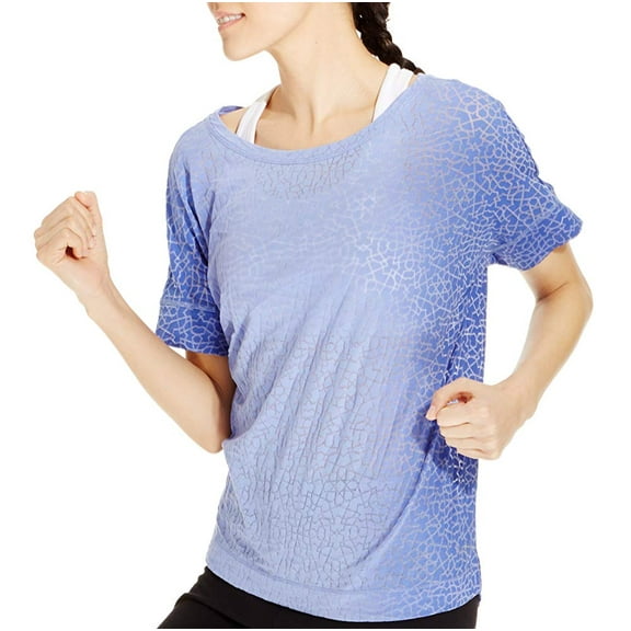 Calvin Klein Performance Womens Astronomy Tee,Purple,S