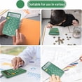 thumbnail image 7 of Preplabs 12-Digit Silent Desktop Calculator, Aesthetic Green Calculator with Quiet Round Buttons & Large Screen, Cute Office/Desk Accessory for S'chool & Work, 7 of 7