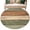 Seaweed Green, variant on Farmhouse Aqua Brown Large Area Rugs for Bedroom Living Room, Soft Non Slip Carpet Bedside Rug, Vintage Wooden Striped Round Floor Cover Kitchen Accent Rug 3' for Dining Room/Office