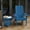 Navy Blue, variant on ZEKOO Adirondack Chairs with Table Weather Resistant with Cup Holder,Unfinished, Patio Seating, Lounge Chairs for Outside, Plastic Lawn Chair, Outdoor Chair