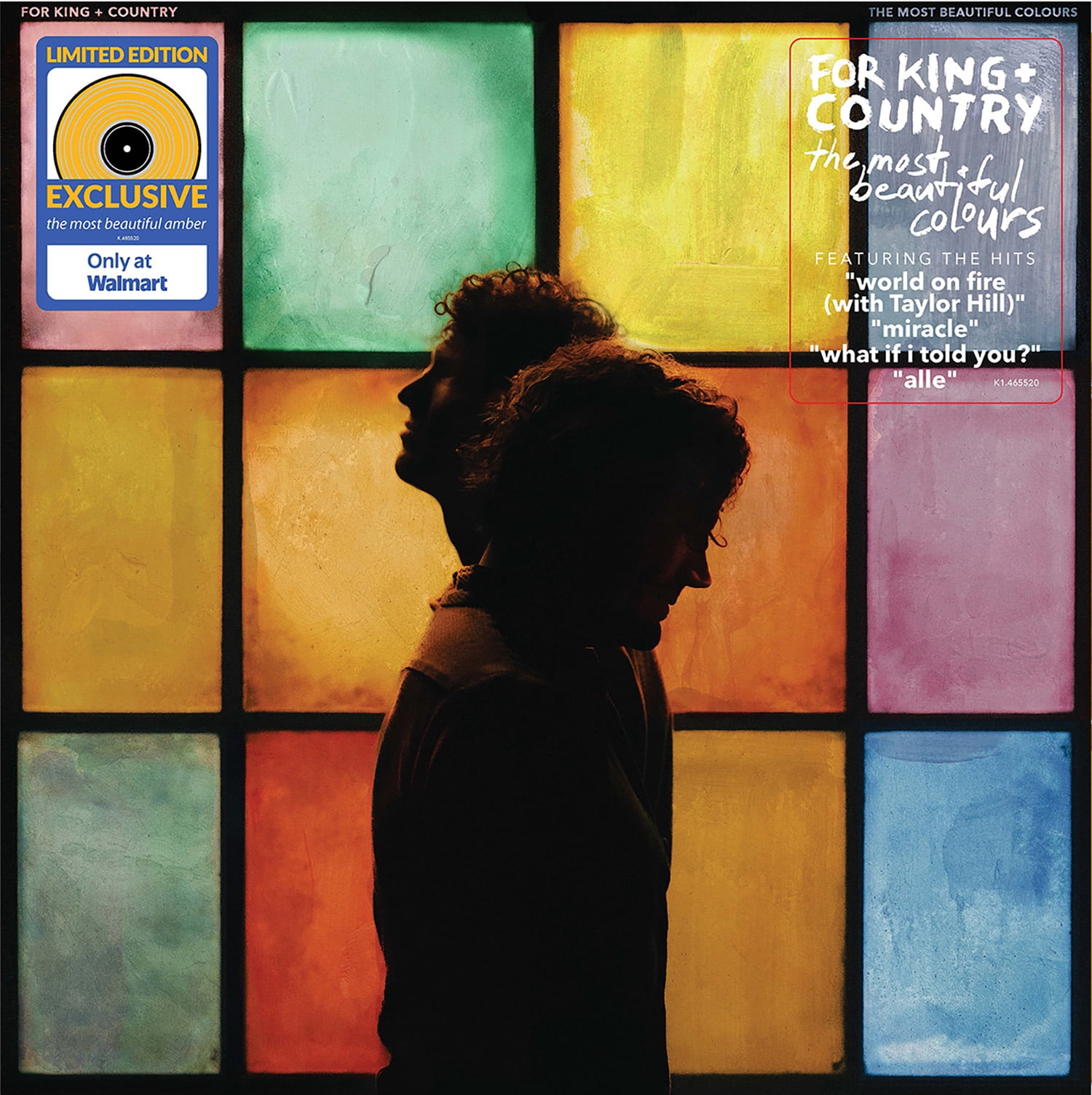 for KING + COUNTRY - the most beautiful colours (Walmart Exclusive) - "the most beautiful amber" Vinyl