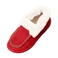 thumbnail image 3 of YLYL Womens Winter Slippers Fuzzy Fluffy Comfy Warm Slip on Moccasin Indoor Outdoor House Shoes, 3 of 9