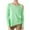 Green, variant on Plebaso Women's Athletic Tops Workout Running Yoga Tops for Women Long Sleeve Activewear Tees