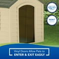 Suncast DH250 Durable Resin Snap Together Dog House with Removable Roof