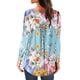 thumbnail image 4 of Camiseta suelta estampada a la moda para mujer, blusa de manga larga, cuello redondo, camisetas informales Pompotops  FGAJ5661, 4 of 6