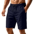 thumbnail image 2 of LWavelet Men's Athletic Gym Shorts, Wide Leg Pleated Baggy Sweat Shorts with Side Pockets for Running Workout Basketball Yoga Casual, 2 of 4