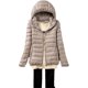 thumbnail image 3 of Chaqueta de plumón para mujer, talla grande, chaqueta de plumón ligera y plegable con capucha para otoño e invierno, 3 of 5