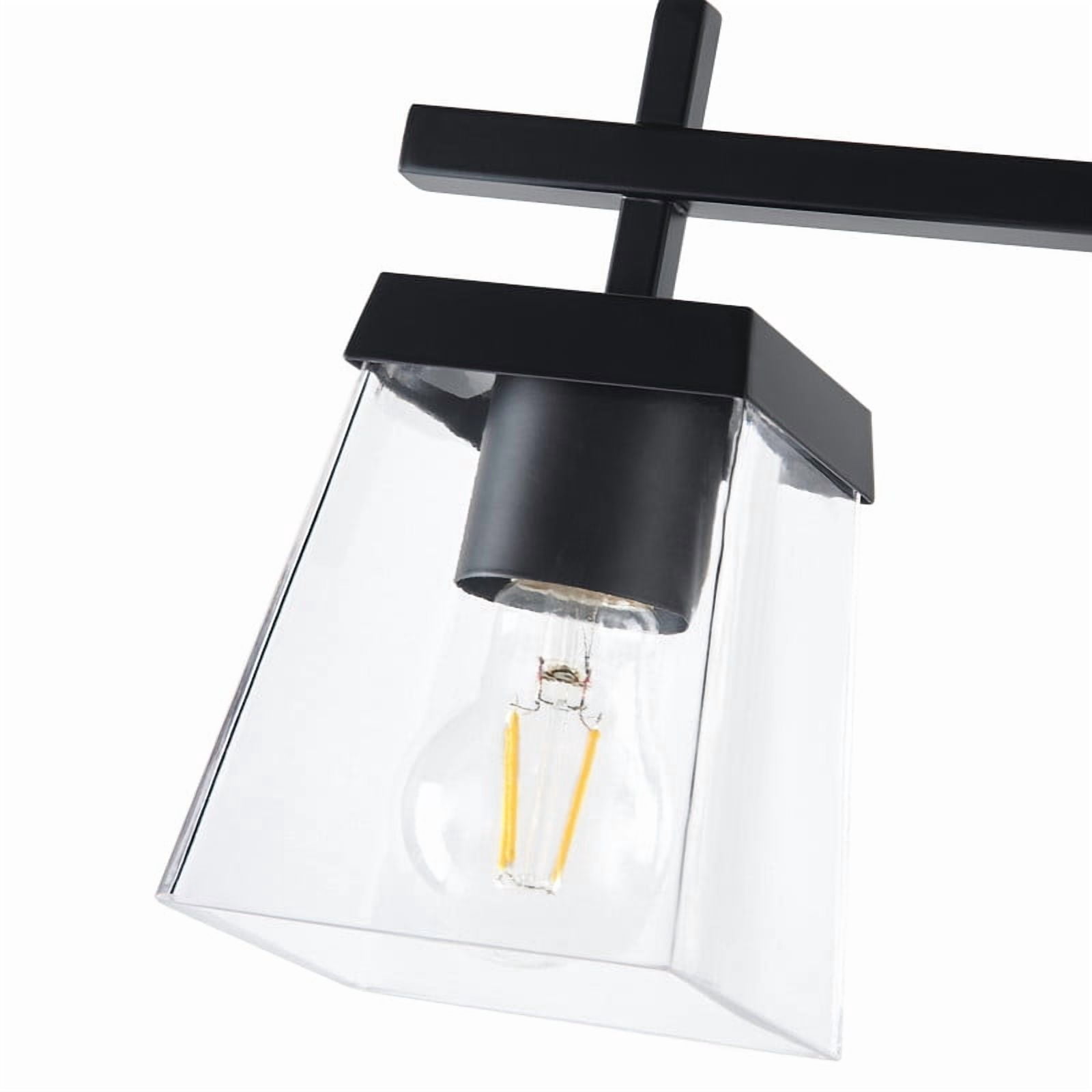 Aiwen 22.05" Light Fixtures for Bathroom above Mirror - Matte Black Vanity Lights for Dining Room, Hallway