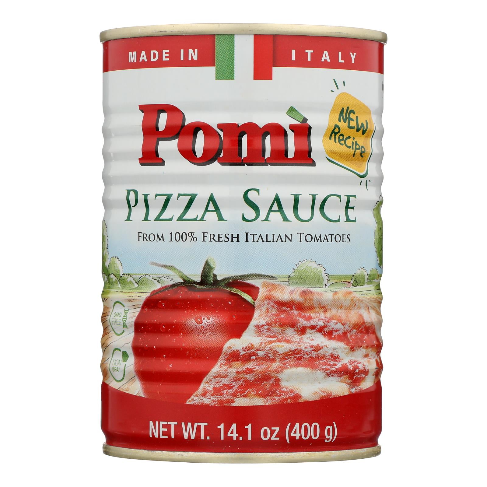 Pomi Tomatoes Sauce Pizza Case Of 12 14.1 Oz