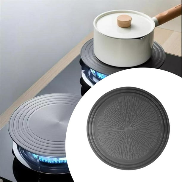 Placa Difusora De Calor Para Inducción 28 Cm - De Acero Inoxidable, Adapta Ollas Pequeñas A Cocinas De Inducción