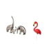 thumbnail image 5 of Juego De Figuras De Cerámica De Elefante Y Pájaro, Esculturas De Animales únicas, Adornos Para El Hogar, Estantería, Decoración De Jardín, Regalo Coleccionable Para Vacaciones., 5 of 8