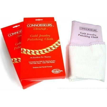 connoisseurs cloths 2pcs polishing jewelry gold walmart
