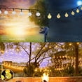 thumbnail image 5 of Cadena de luces solares para exteriores, blanco cálido, 50 LED, 7 m, impermeable, 8 modos de iluminación, interior/exterior - Para jardín, patio, casa, fiesta, boda, festival, 5 of 5