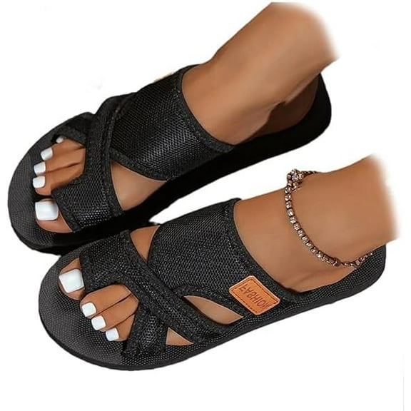 Women's Hollow Mesh Slide Sandals - Comfortable Orthopedic Arch Support Mesh Sandals for Women