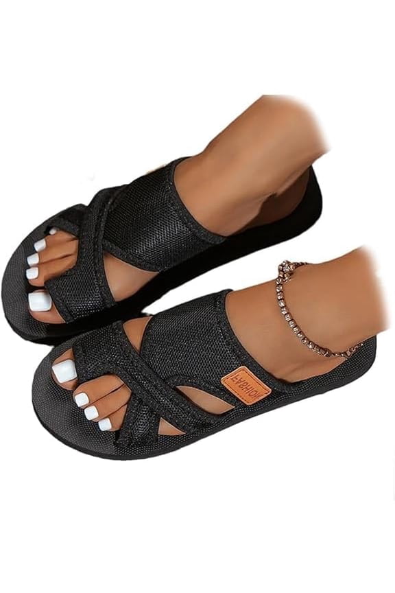 Women's Hollow Mesh Slide Sandals - Comfortable Orthopedic Arch Support Mesh Sandals for Women