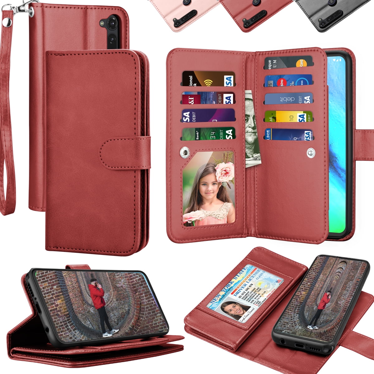 Moto G Stylus Case, Motorola Moto G Stylus Wallet Case, Tinysaturn PU