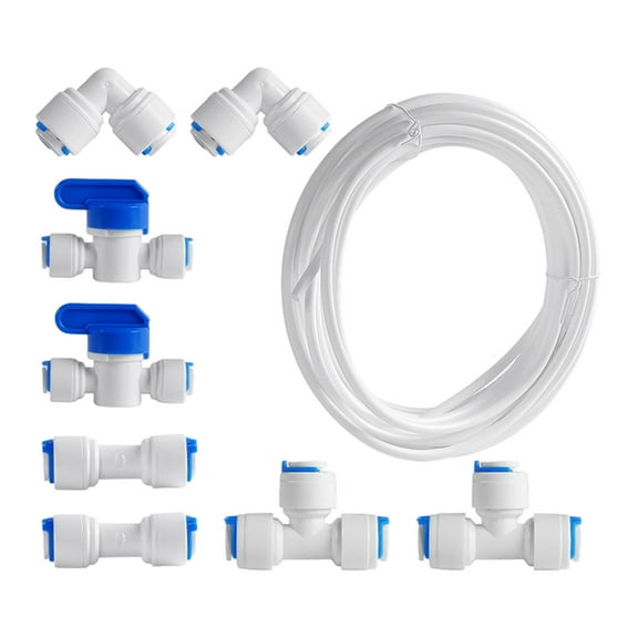 Water Purification Fittings Assembly Universals Connection Set Waters Hose Set for Fridges and Ice Makers