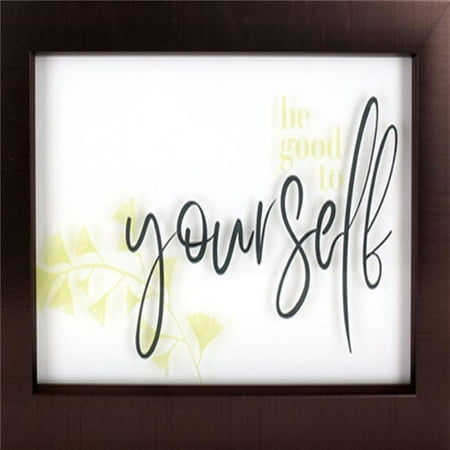 

Northwood Collection NC-IM2150 Be Good to Yourself Printed Glass Artwork