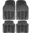 thumbnail image 1 of 1 Juego 3pz Tapetes Auto Universal Uso Rudo Camioneta Carro Xtellar Negro, 1 of 4