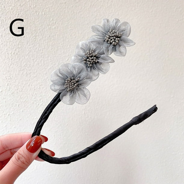 Flores horquillas pelo moño peinados palos de pelo rizado flores rizado herramientas accesorios para el cabello