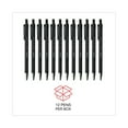thumbnail image 5 of Universal UNV15520 0.7 mm Fine Retractable Ballpoint Pen - Black (1 Dozen), 5 of 7
