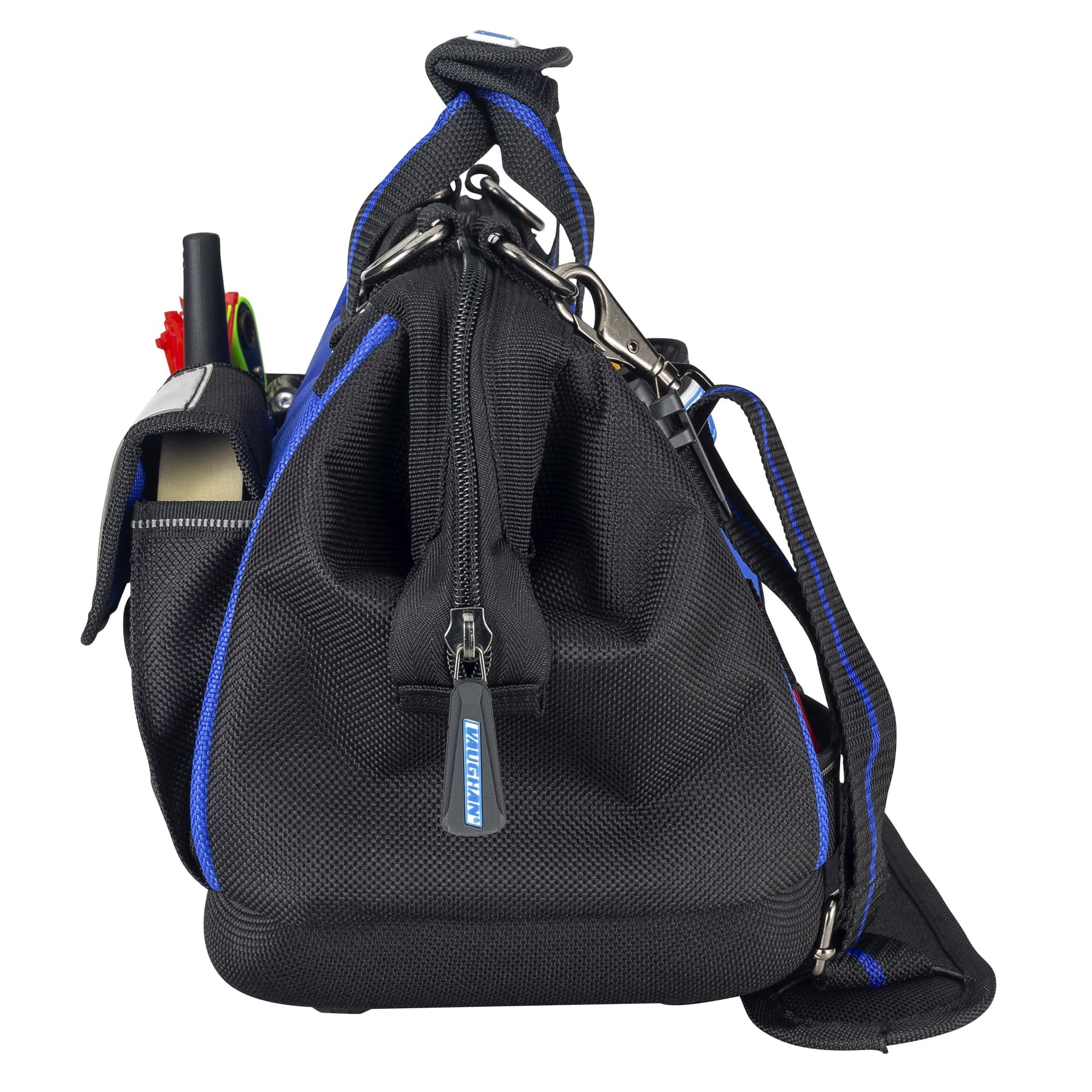 Vaughan 240156 Vaughan 240156 13 in. 9 Pocket Wide Mouth Tool Bag 8 Tool Loops 1200D
