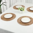 thumbnail image 6 of Unique Bargains Rustic Tassel Place Mats Set of 6 for Dining Table Decor Coffee 15x15in, 6 of 6