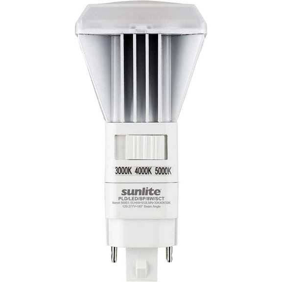 Sunlite 8w LED CCT PLV Recessed G24d Base CCT Tunable Bulb - Ballast Bypass